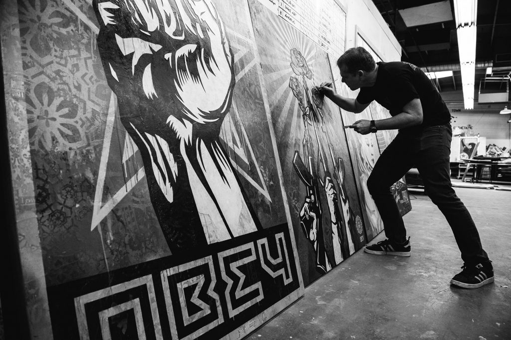 Shepard Fairey OBEY street art