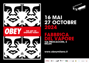 OBEY : The Art of Shepard Fairey jusqu'au 27 octobre à la Fabbrica del Vapore